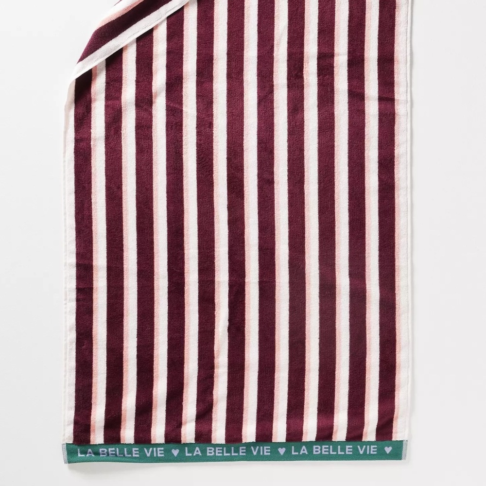 NWT Anthropologie La Belle Cotton Woven Towel Collection BUNDLE 1 BATH 3 HAND - Picture 2 of 5